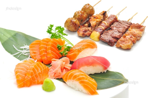 MS3 3 sushi, 5 sashimi saumon